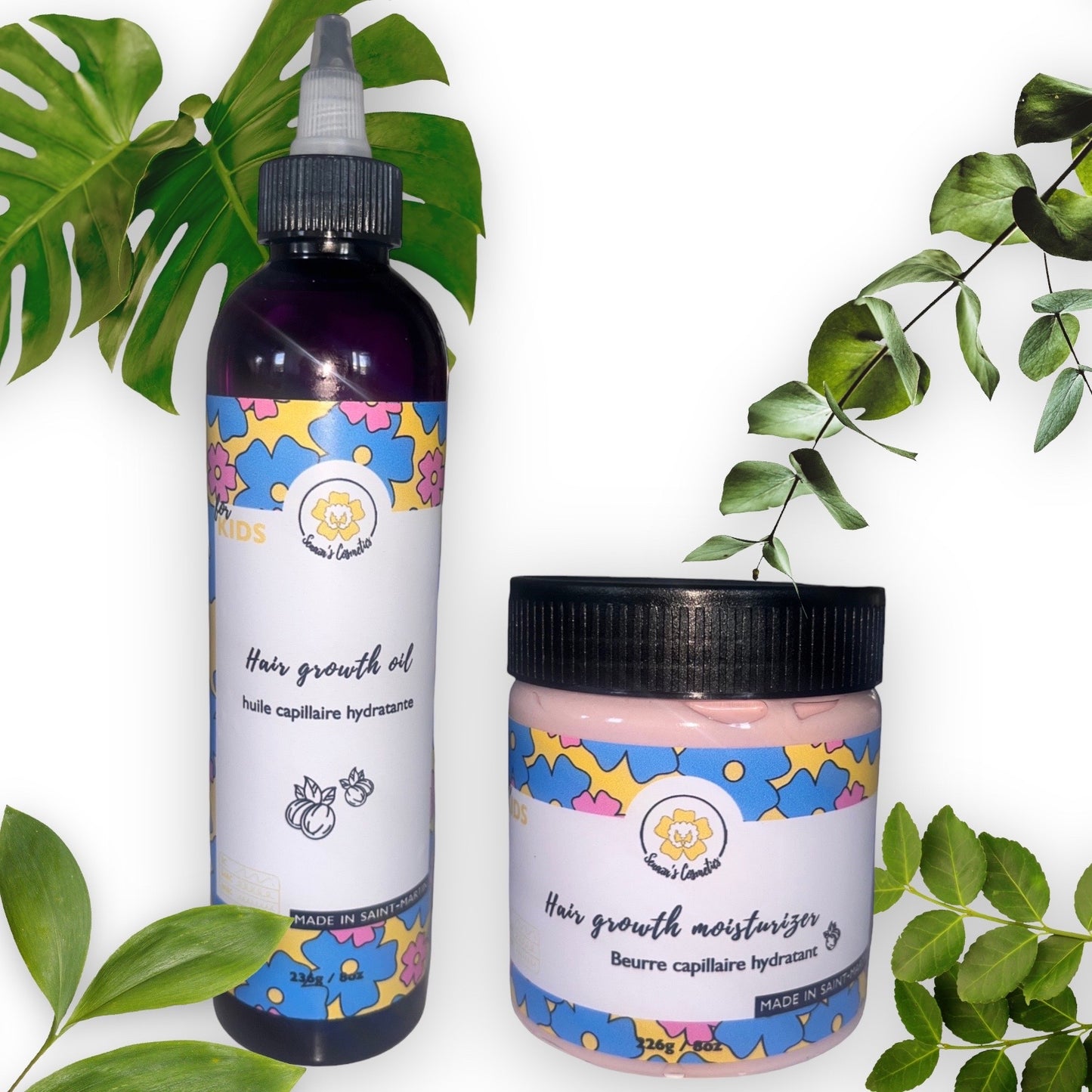 Hair growth moisturizer and oil set