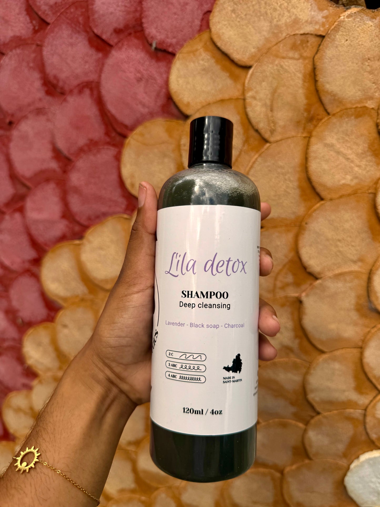 Lila Detox shampoo