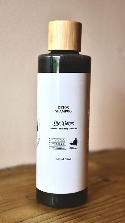 Lila Detox shampoo